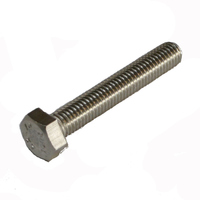 Hex Head Tap Bolt M8-1.25 X 40  Type A2 Stainless Steel