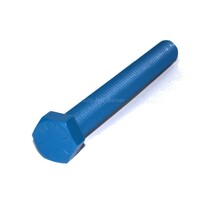 Hex Head Tap Bolt 5/8-11 X 5 1/2  Grade 8 Blue Teflon