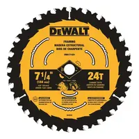 Blade 7 1/4 Framing 24 Tooth Carbide  Dewalt®