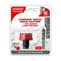 DHS1375CF Hole Cutter 1 3/8 Carbide Tooth Steel Demon Diablo