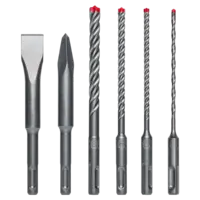Hammer Bit  and Chisel Set  SDS-PLUS Rebar Demon 4 Cutter and Chisel (6-pc)  Diablo