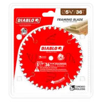 D0536X Blade 5 3/8 x 36 Tooth Finish Trim Wood Diablo®