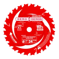 Blade 6 1/2 x 24 Tooth Ultra Thin Wood  Demo Demon™ Diablo®