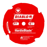 Blade 7 1/4 x 4 Tooth Finer Cement HardieBlade  Diablo®