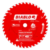 Blade 7 1/4 x 40 Tooth Finish Wood  Diablo®