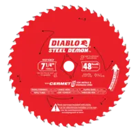 Blade 7 1/4 x 48 Tooth Cermet II Medium Metal  Steel Demon™  Diablo®