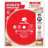 D12100X Blade 12 x 100 Tooth Ultimate Polish Wood Demon™ Diablo®