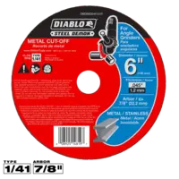 Cut Off Disc 6 T1  Steel Demon™ Diablo®