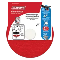 DCF040036S04G Fiber Disc 4 36 Grit Diablo (4PK)