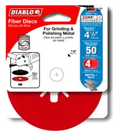 DCF045050S04G Fiber Disc 4 1/2 50 Grit Diablo (4PK)
