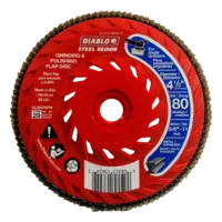 Flap Disc 4 1/2 80 Grit Speed Hub  Steel Demon™ Diablo®