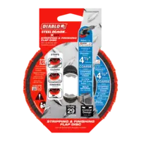 DCX045MEDX01F Flap Disc 4 1/2 X-LOCK 7/8 Medium Stripping Steel Demon Diablo®