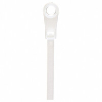 Cable Tie 7 #40  W/ Mounting Hole White  (100/Bag)