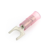 Terminal Spade 22-18 AWG #10 Stud Nylon