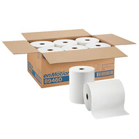 enMotion® by GP PRO 1-Ply Paper Towels, 800' Per Roll, Pack Of 6 Rolls White