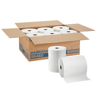 202809 enMotion® by GP PRO 1-Ply Paper Towels, 800' Per Roll, Pack Of 6 Rolls White