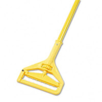 Boardwalk® Quick Change Side-Latch Plastic/Aluminum Mop Handle, 60?, Yellow