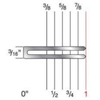 Staple  3/16  19GA  1  Galvanized  Duofast  (5000/BX)