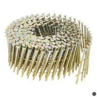 Nail 3 X 0.120  21º  Coil  Round Head  Ring Shank  HDG Finish  Interchange  (4000/BX)