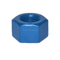 2H Nut 7/8-9  Blue Teflon