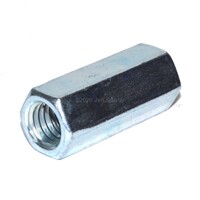 Coupling Nut 1/4-20 X 1 3/4  Grade 2 Zinc Plated