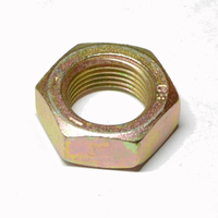 Hex Jam Nut 1-14  Grade 8 Yellow Zinc Plated