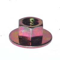 Kep Nut 3/8-16  Grade 2 Yellow Zinc Plated Conical