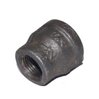 Pipe Reducer Coupling 1/4 X 1/8  Black