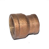 Pipe Reducer Coupling 3/8 X 1/4  Brass