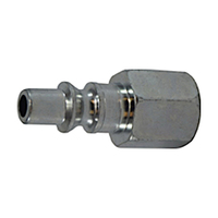 Air Coupling Plug 1/4 Body X 1/4 FPT Steel Zinc Plated