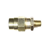 38336 Fitting ABN Hose Connector 7/8 X 1/2 X 3/8 MPT  Brass