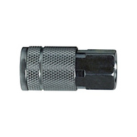 Air Coupling Socket 3/8 Body X 3/8 FPT Steel Zinc Plated