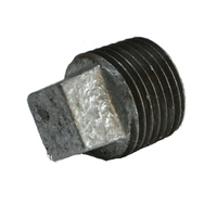 Pipe Plug Square Head 3/8 Galvanized