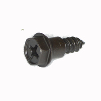 Hex Washer Head Slotted Sheet Metal Screw Type AB #10 X 5/8  Black Oxide w/ 1/4 Shoulder