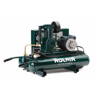 Compressor 9 Gallon 2HP 110/220v 1 Stage 8.8 CFM  Rolair Dual Control